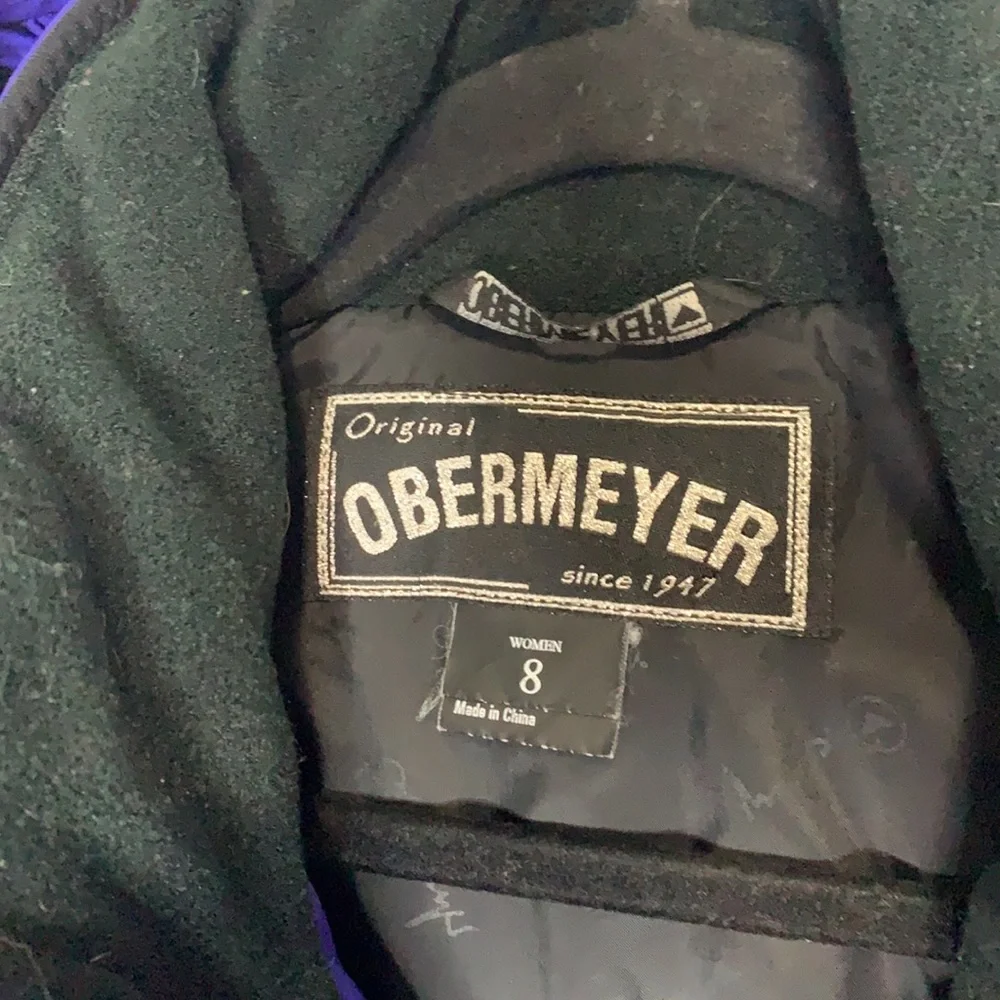 Vintage obermeyer purple ski jacket 8